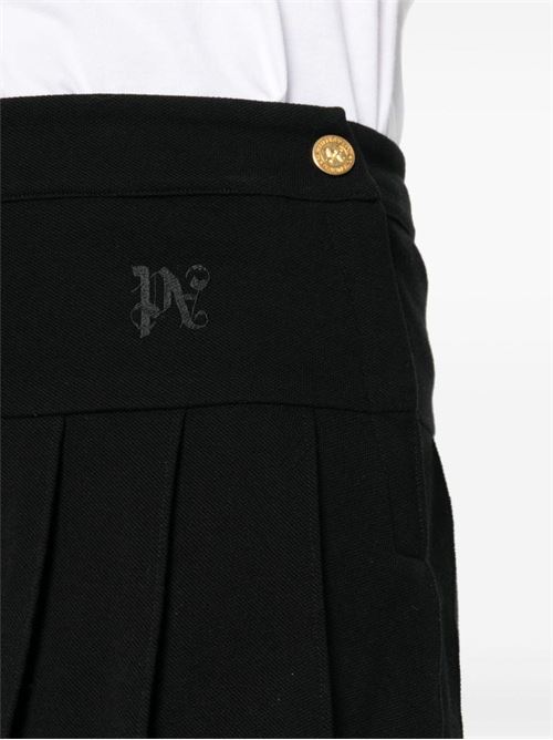 Skirt with logo PALM ANGELS | PWCC070S24FAB0011010